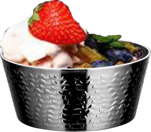 Yapamit YT012 Vajilla de acero inoxidable de tres capas de estilo europeo para salsa, pescado frío, para cocina, restaurante 
