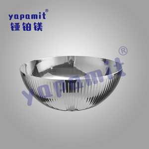 Yapamit YT008 Trp-ply Martillado Acero Inoxidable Serveware Karahi Pan Cuencos para Platos Fríos y Sancks