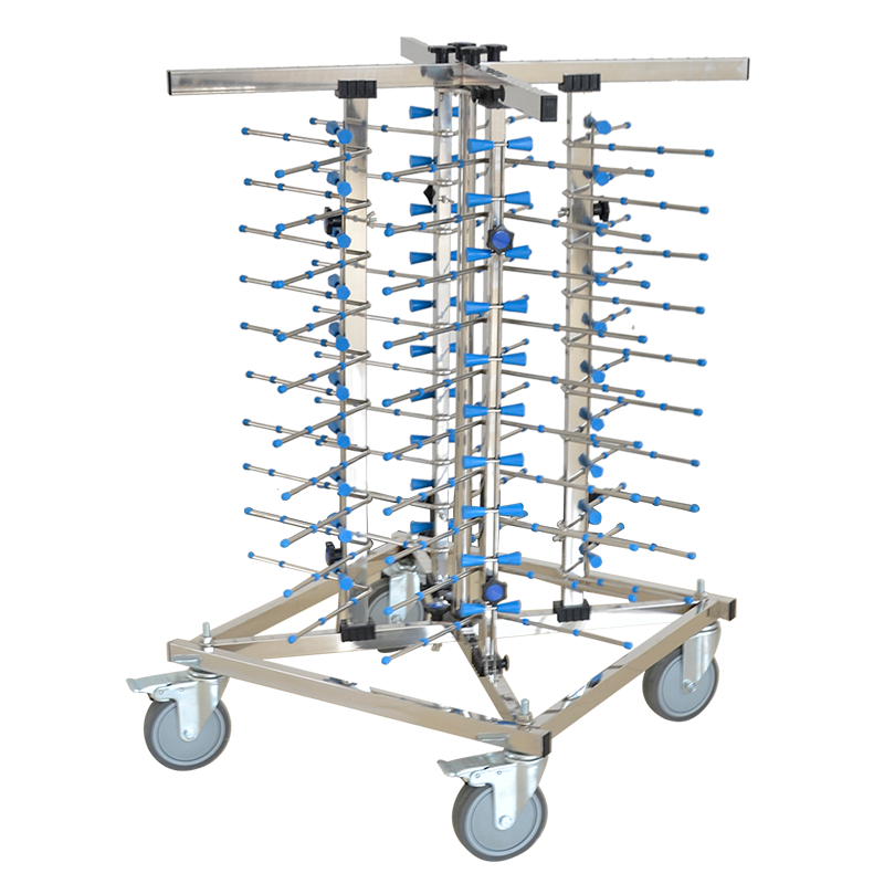 Carro para platos de acero inoxidable Yapamit X1350