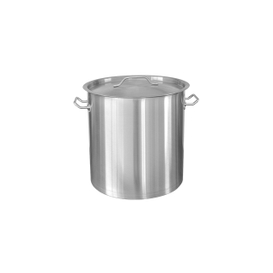 03 Olla con tapa de acero inoxidable 