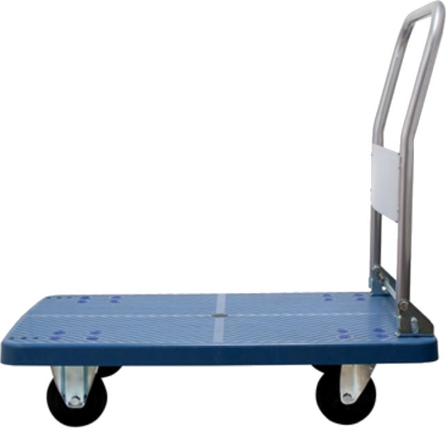 Productos Comerciales Convertible Plegable Utility Dolly/Carrito/Plataforma Truck con ruedas, Capacidad de 400 lbs, para Mudanzas/Almacén/Oficina