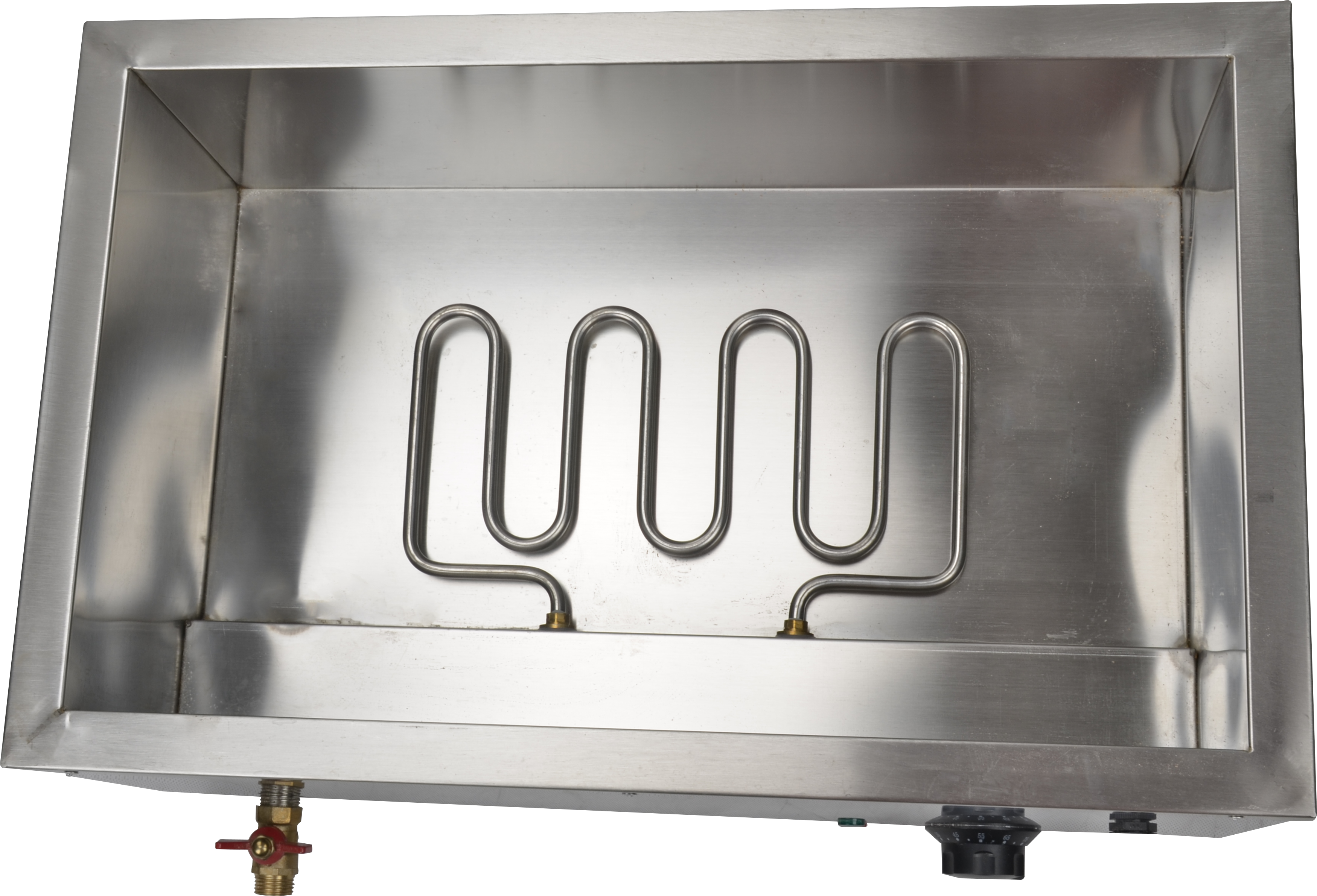 Calentador de alimentos comercial, encimera de buffet Bain Marie de acero inoxidable con control de temperatura y tapa para fiestas, catering, restaurantes 110 V